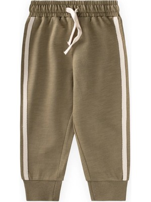 Cigit Şerit Detaylı Eşofman 1-10 Yaş Olive