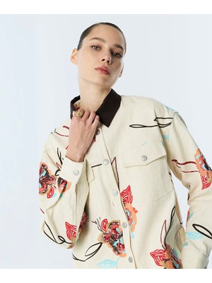 Twist Nakışlı Payet Işlemeli Ceket TS1260005104AB1