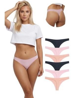 351 Kadın Lazer String Tanga 6'lı Külot Paketi