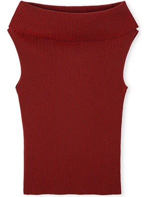 İpekyol Asimetrik volanlı triko etek IS1260004143054