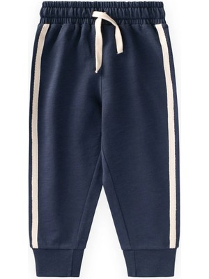 Cigit Şerit Detaylı Eşofman 1-10 Yaş Lacivert