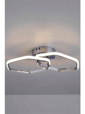 TERRA lighting Luka Model Modern Plafonyer,3 Renk Yanabilen Power LED Avize, Salon Oda Mutfak Hol Avize