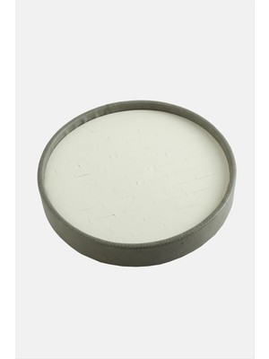 İsmiyle Al Yuvarlak Ahşap Deri Yüzüklük 20 cm