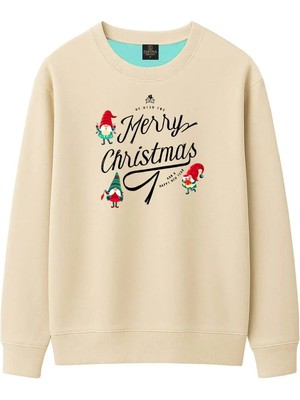 Espina Premium Unisex Merry Christmas Baskılı Sweatshirt