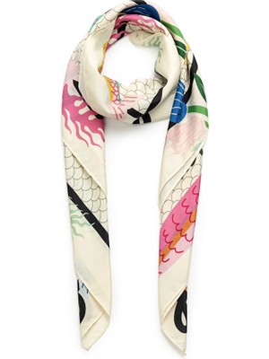 Twist Marin Temalı Görsel Baskılı Fular TS1260082041033