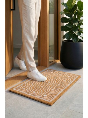 Koza Home Coco Çerçeveli Kıl Kapı Önü Paspası 40X60 3682