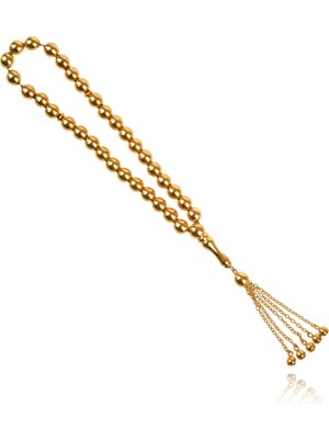 Berk Mücevherat 14 Ayar Altın Püsküllü Tesbih