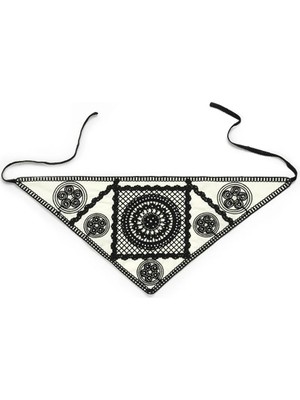 Twist Boncuklu ve Nakışlı Bandana Başlık TS1260082040018