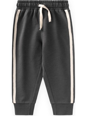 Cigit Şerit Detaylı Eşofman 1-10 Yaş Antrasit