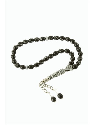 İsmiyle Al Siyah Renkli Plastik Tesbih