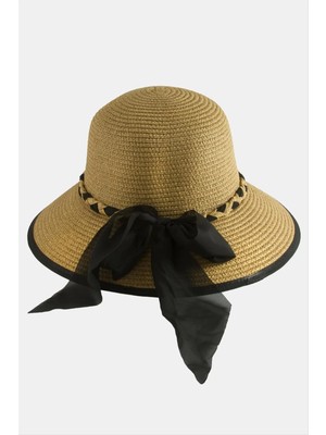 İsmiyle Al Fiyong Örgülü Hasır Şapka