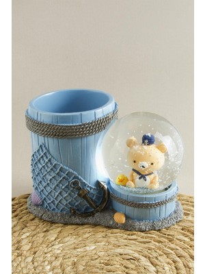 İsmiyle Al Ayıcık Civciv Şıklı Kar Küresi Orta