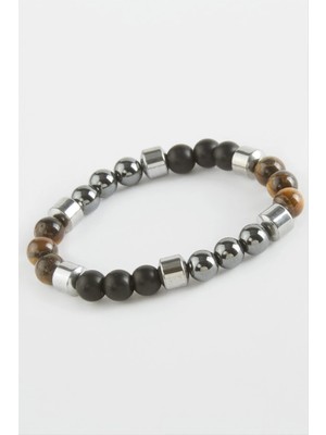 İsmiyle Al Kaplangözü Hematit Doğaltaş Bileklik