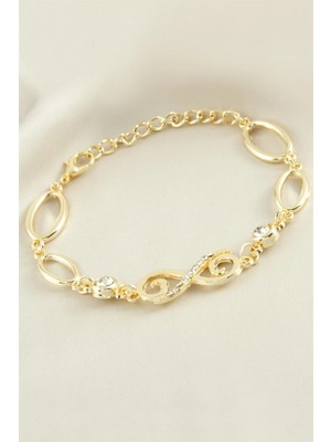 İsmiyle Al Sonsuzluk Taşlı Trend Bileklik