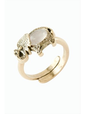 İsmiyle Al Fil Doğaltaşlı Otantik Yüzük