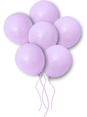 Feyza Design Mor Makaron Balon 50 Adet 30 cm Pastel Renk Parti Süsü