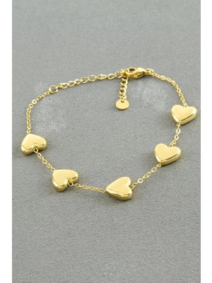 İsmiyle Al Kalp Lüks Çelik Bileklik