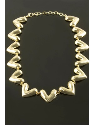 İsmiyle Al Kalp Lüks Yaka Kolye