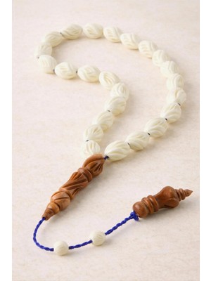 İsmiyle Al Oval Işlemeli Deve Kemiği 10 mm