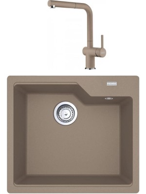 Franke Urban Ubg 610-56 Oyster Granit Evye Active Plus Doccia 2.0 Batarya Set