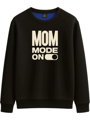 Espina Premium Regular Mom Mode On Baskılı Sweatshirt 2
