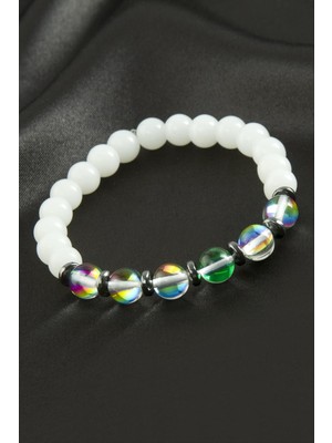 İsmiyle Al Neon Kuvars Doğaltaş Bileklik