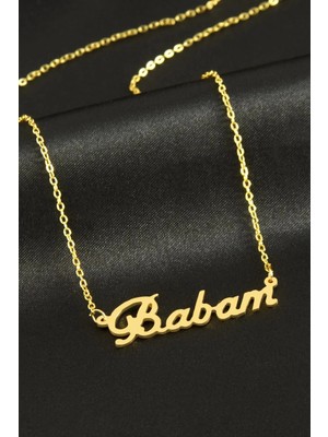 İsmiyle Al Babam Uçlu Kolye