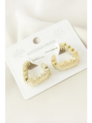 İsmiyle Al Üçgen Plastik Küpe