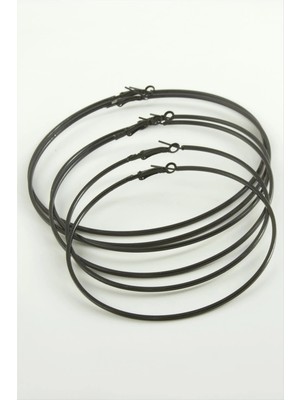 İsmiyle Al Ezme Metal Halka Küpe 6 Adet