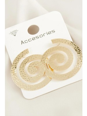 İsmiyle Al Spiral Trend Metal Küpe