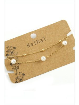 İsmiyle Al Inci Lüks Çelik Halhal