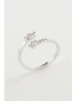 İsmiyle Al Zirkon Taşlı Yüzük