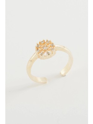 İsmiyle Al Kartanesi Zirkon Taşlı Yüzük