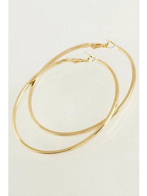 İsmiyle Al Ezme Halka Küpe 6 cm