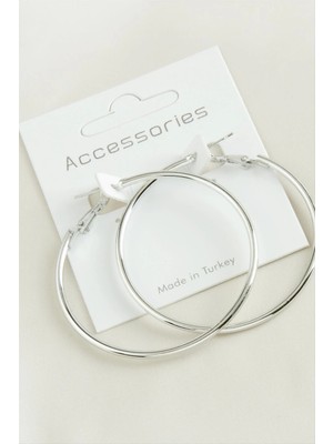 İsmiyle Al Boru Halka Küpe 5 cm