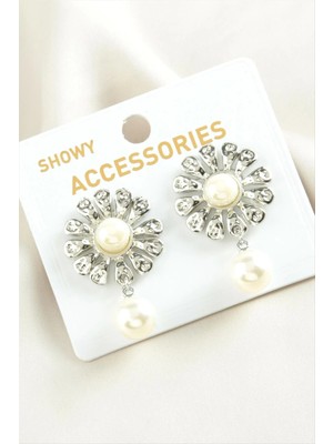 İsmiyle Al Papatya Trend Inci Küpe