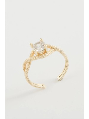 İsmiyle Al Sonsuzluk Tek Taşlı Yüzük