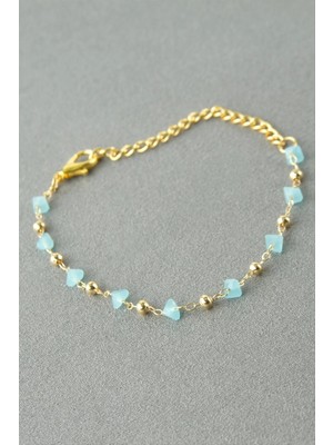 İsmiyle Al Kırık Kristal Taşlı Bileklik