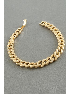 İsmiyle Al Xuping Oval Zincir Lüks Çelik Bileklik