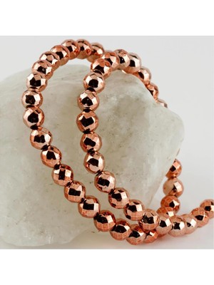 İsmiyle Al 8 mm Fasetli Hematit Taşı