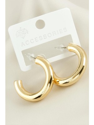 İsmiyle Al Boru Trend Halka Metal Küpe