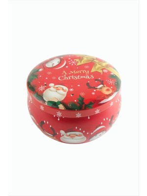 İsmiyle Al Noel Baba Yılbaşı Kapaklı Mum 6 cm