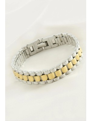 İsmiyle Al Zincir Çelik Bileklik