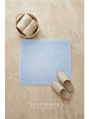 Sleep Garden Luniva Banyo Paspası Kaydırmaz Açık Mavi 50X60