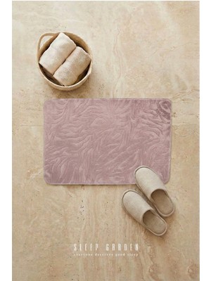 Sleep Garden Calma Banyo Paspası Kaydırmaz Gülkurusu 40X60