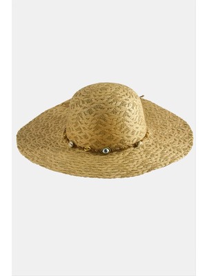 İsmiyle Al Göz Örme Zincir Hasır Şapka