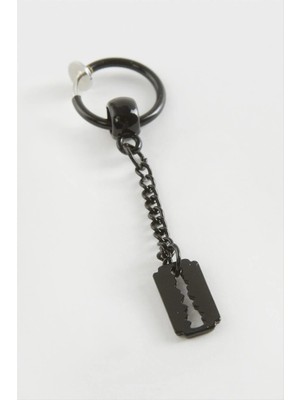 İsmiyle Al Jilet Erkek Çelik Küpe