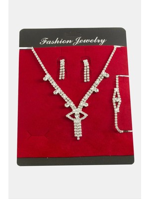 İsmiyle Al Göz Lüks Suyolu Set Kolye