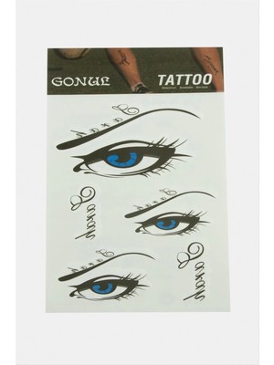 İsmiyle Al Göz Tattoo Dövme Sticker