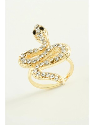 İsmiyle Al Yılan Taşlı Yüzük